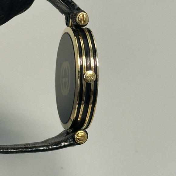 Gucci 2000M Sherry Line Stainless Steel Black 30mm Ladies’ Luxury Watch - Picture 7 of 14